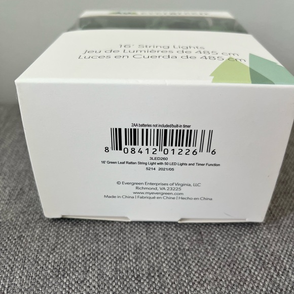 Evergreen 16’ String Lights - Picture 3 of 6